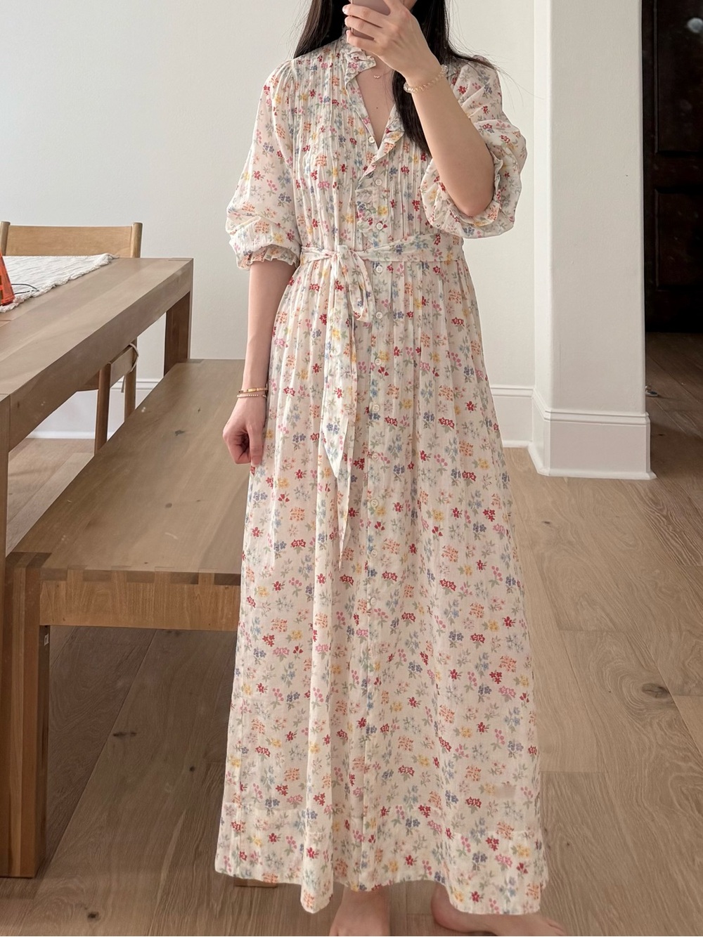Doen Stanton dress in spring bouquet floral, size XXS